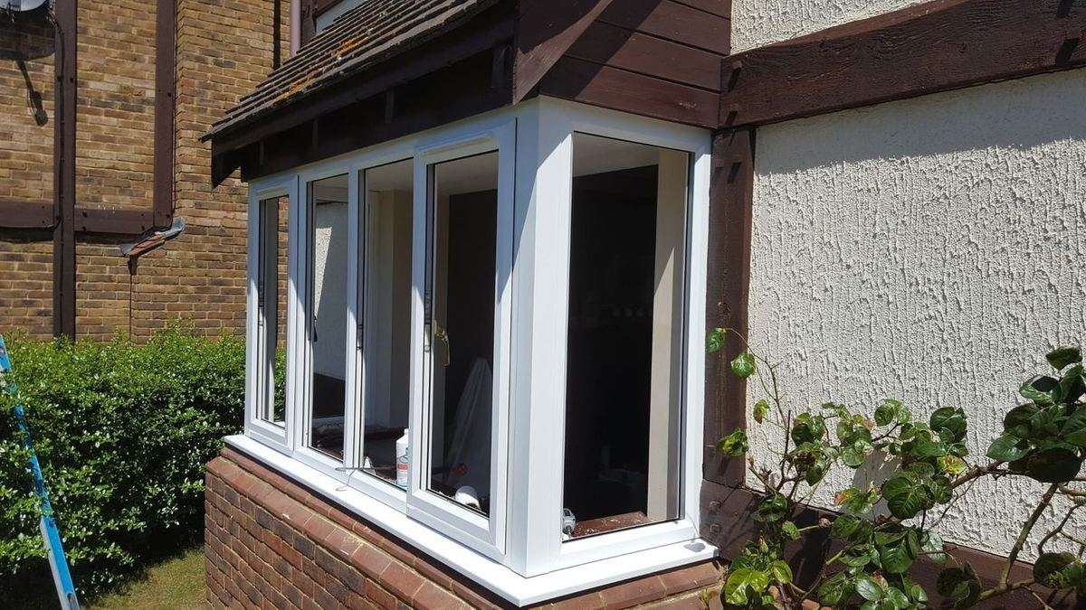 Home with new windows and composite front door